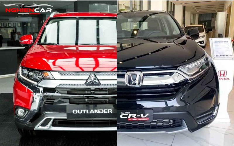 So sánh Mitsubishi Outlander và Honda CR-V