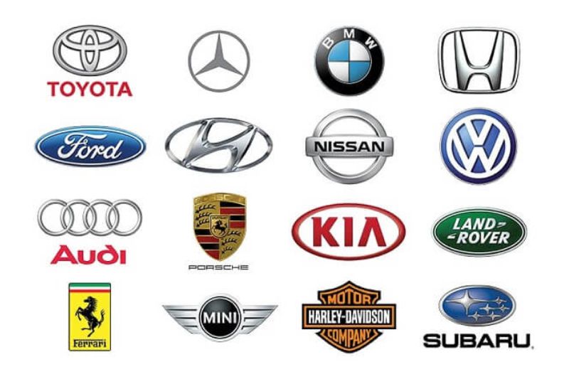 Tổng hợp logo các thương hiệu xe ô tô nổi tiếng