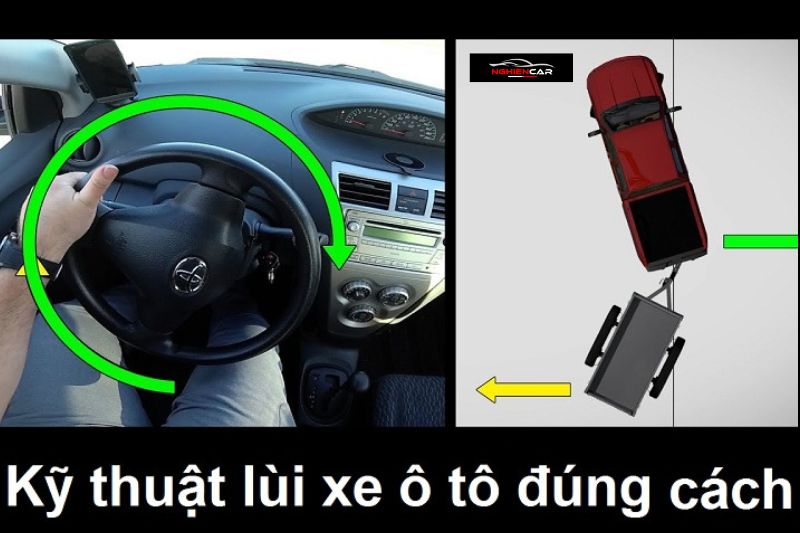 Những kỹ thuật đánh lái khi lùi xe ô tô cần phải biết