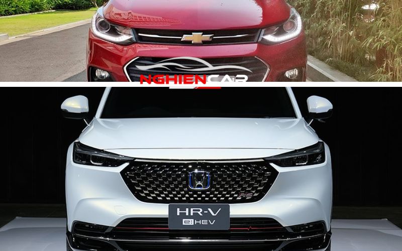 So sánh Honda HRV và Chevrolet Trax về đầu xe