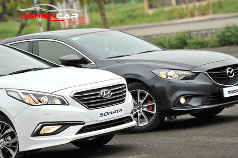 So sánh giá bán của Hyundai Sonata và Mazda 6