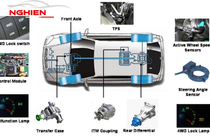 Cấu tạo và nguyên lý hoạt động Hệ thống dẫn 4WD