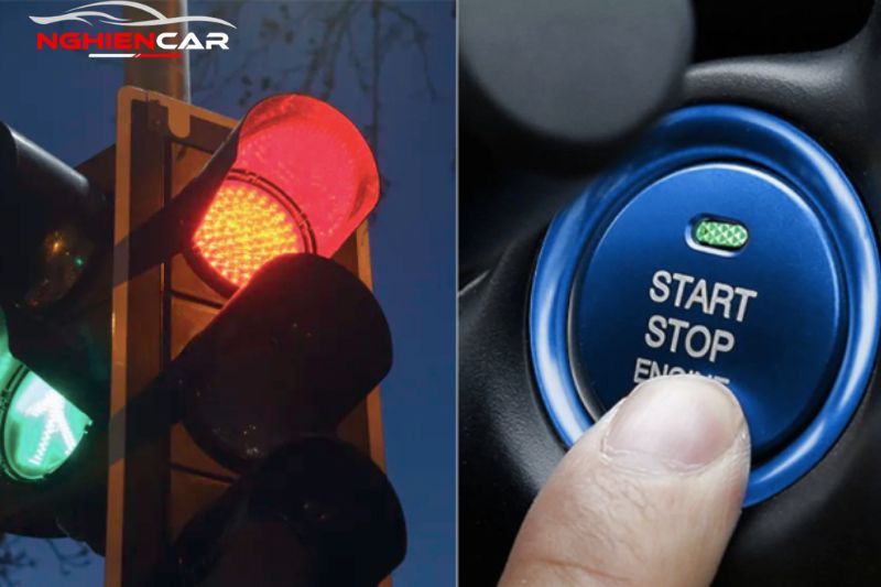 Ô tô dừng đèn đỏ có nên tắt máy?